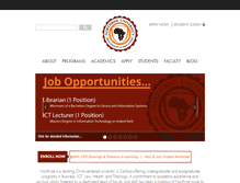 Tablet Screenshot of northriseuniversity.com